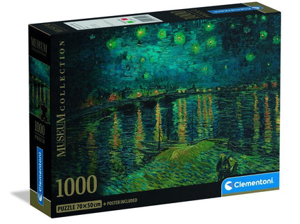 Puzzle Starry Night Over the Rhone Van Gogh Museum 1000pzs