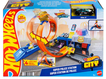 Pista Super Estacion de Policia City Hot Wheels