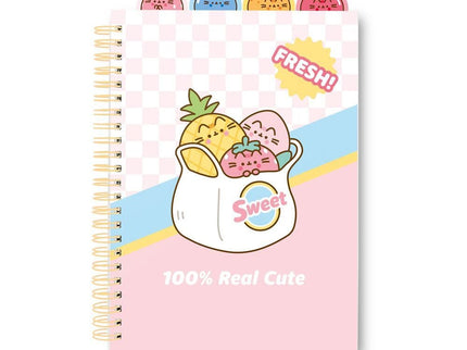 Cuaderno A5 Pusheen Fruits