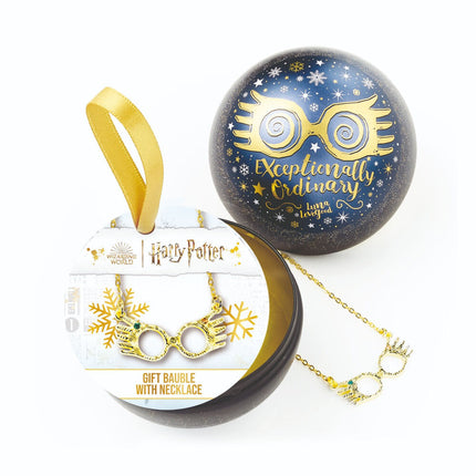 Harry Potter Bola de Navidad con collar Luna Lovegood Glasses