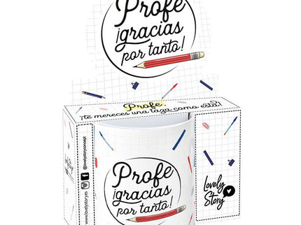 Taza - Profe Gracias Por Tanto 330ml