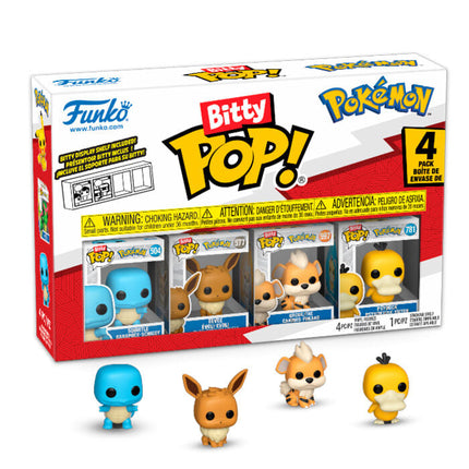Pokémon Pack de 4 Figuras Bitty POP! Vinyl Series 4 2 cm