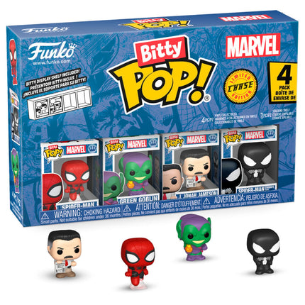 Spider-Man Pack de 4 Figuras Bitty POP! Vinyl Series 1 2 cm
