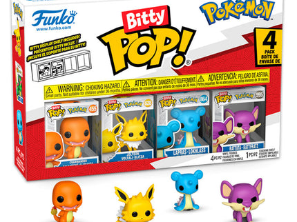 Pokémon Pack de 4 Figuras Bitty POP! Vinyl Series 2 2 cm
