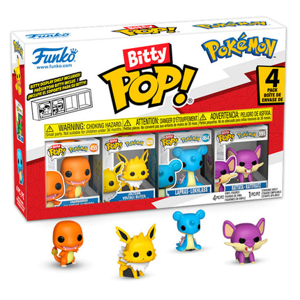 Pokémon Pack de 4 Figuras Bitty POP! Vinyl Series 2 2 cm