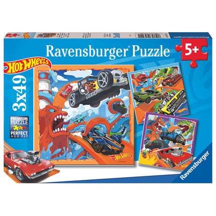 Puzzle Hot Wheels 3x49pzs