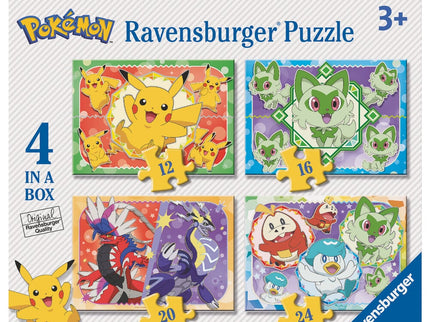 Puzzle Pokemon 12-16-20-24pzs