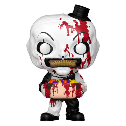 Terrifier 2 Figura POP! Movies Vinyl Art the Clown with Candy Filled Head 9 cm