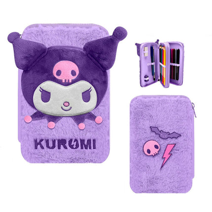 Plumier Kuromi Hello Kitty doble