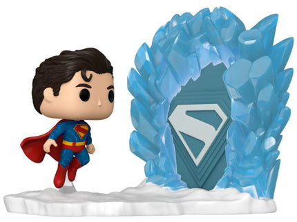 Figura POP Moment DC Comics Superman - Superman and Fortress of Solitude
