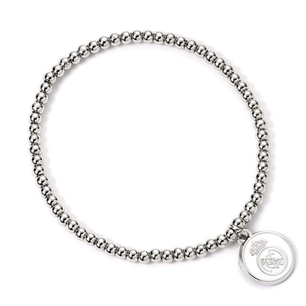 Pulsera Real Madrid plateada