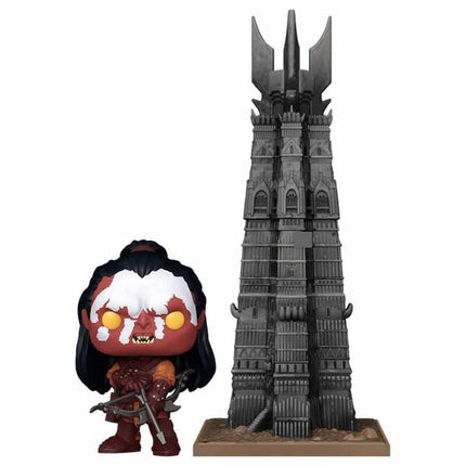 El Señor de los Anillos POP! Town Vinyl Figura Lurtz w/Tower 9 cm