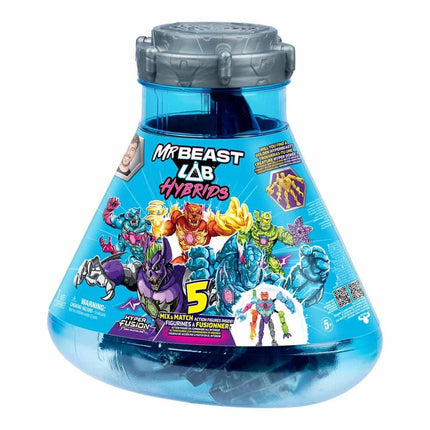 Mr. Beast Lab Hybrids Pack de 5 Figuras Hyper Fusion Lab 3 cm