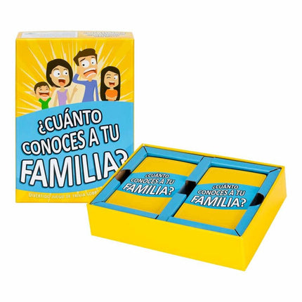 Juego de mesa ¿Cuanto conoces a tu familia? español