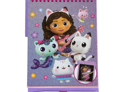 Set papeleria scratch La Casa de Muñecas de Gabby