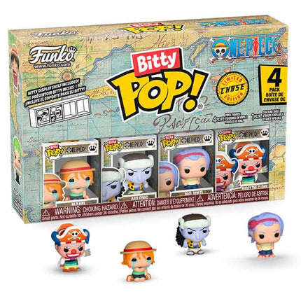 One Piece Pack de 4 Figuras Bitty POP! Vinyl Nami 2,5 cm