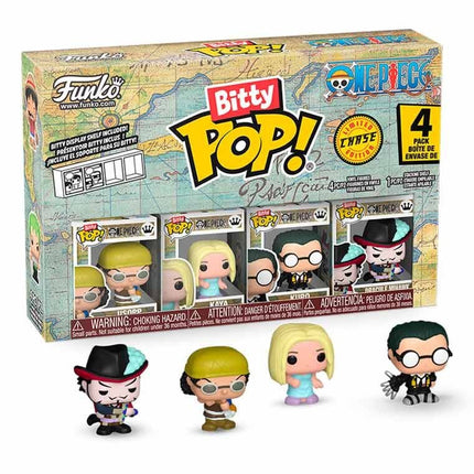 One Piece Pack de 4 Figuras Bitty POP! Vinyl Usopp 2,5 cm