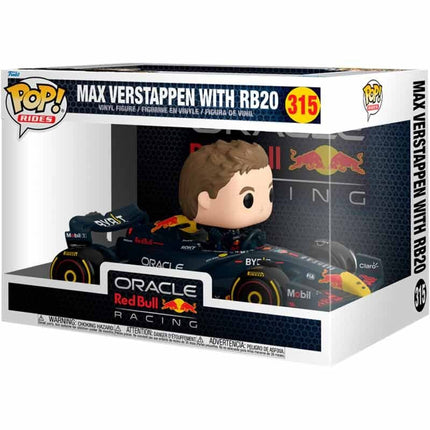 Fórmula 1 POP! Rides Super Deluxe Vinyl Figura RB- Verstappen w/RB20 15 cm