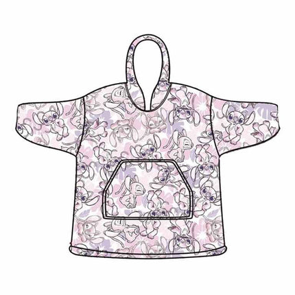 Bata sudadera oversize Angel Stitch Disney infantil