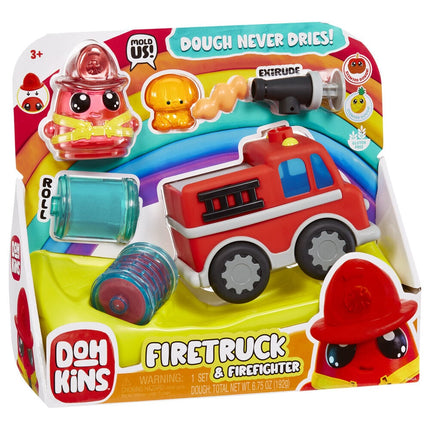 Set Camion Bomberos + Bombero DohKins