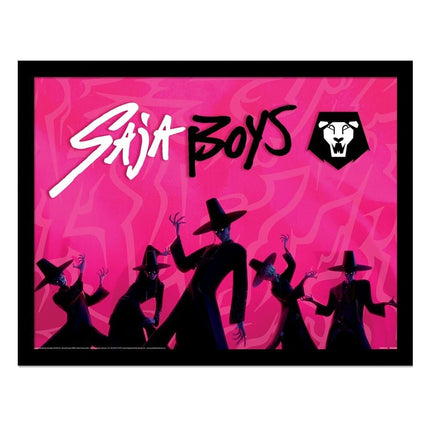 Las guerreras K-pop Póster Enmarcado Collector Print Saja Boys Idol