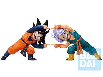 Set 2 Figuras Ichibansho Masterlise Son Goten & Trunks Battle of Super Saiyan Dragon Ball Z 9cm