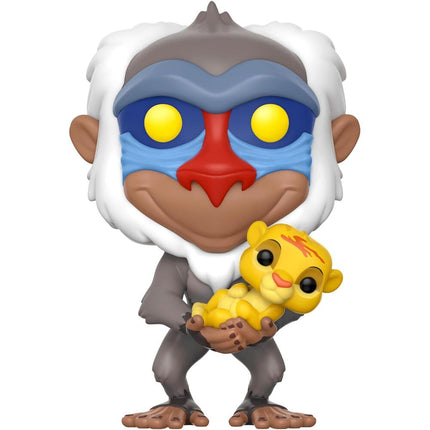 El rey león POP! Disney Vinyl Figura Rafiki & Simba 9 cm