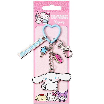 Hello Kitty Llavero con colgantes Cinnamoroll 15 cm