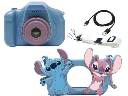 Camara Digital con Proteccion Stitch & Angel Disney