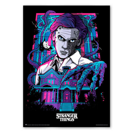 Stranger Things Póster Luminiscente Premium 50 x 70 cm
