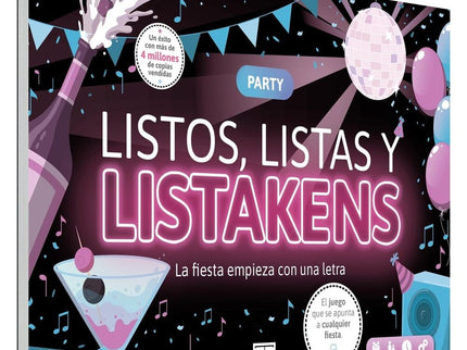 Juego mesa Listos Listas y Listakens Party español