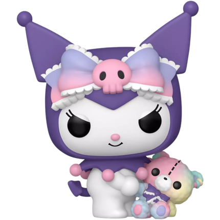 Sanrio POP!&Buddy Animation Vinyl Figuren Kuromi w/ Bear 9 cm