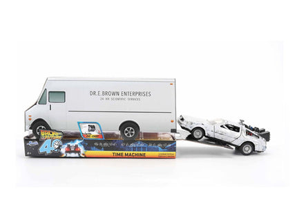 Replica Dlorean Efecto Hielo Time Machine 40th Anniversary Regreso al Futuro