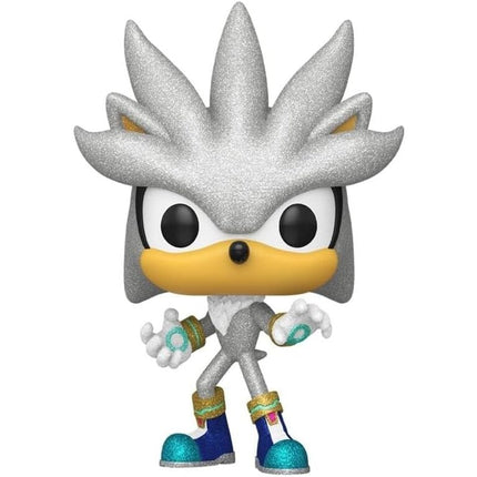 Sonic The Hedgehog POP! Games Vinyl Figura Silver The Hedgehog (FL) 9 cm