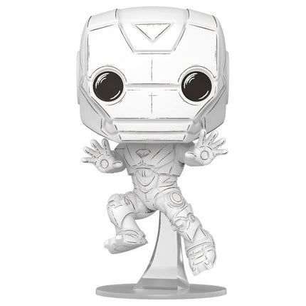 Marvel POP! Vinyl Figura Sketched - Iron Man 9 cm
