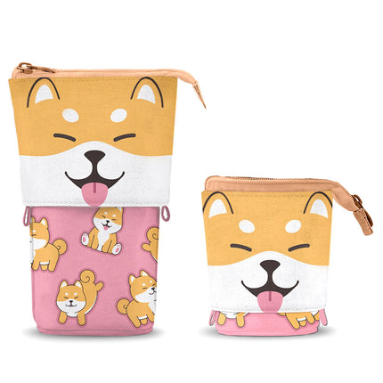 Oh My Pop! Cute Estuche para lápices Shiba Pink