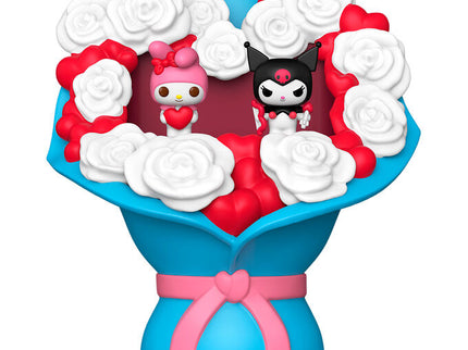 Sanrio Pack de 2 Figuras Bitty POP! Bouquet Vinyl My Melody & Kuromi (Valentine) 4 cm