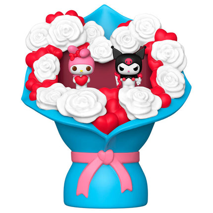 Sanrio Pack de 2 Figuras Bitty POP! Bouquet Vinyl My Melody & Kuromi (Valentine) 4 cm