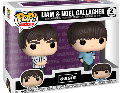 Blister 2 figuras POP Oasis Liam & Noel Gallagher