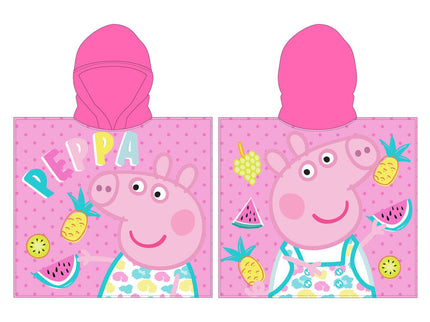 Poncho toalla Peppa Pig microfibra
