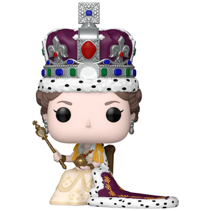 Queen Elizabeth II POP! Premium Vinyl Figura 100th- Queen Elizabeth II (Coronation) 9 cm