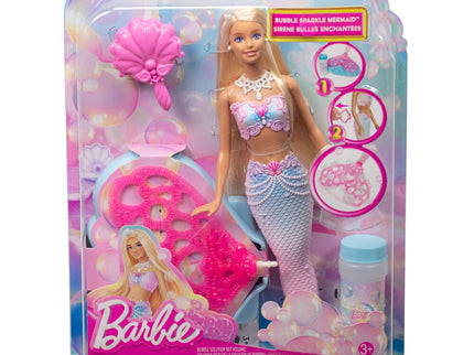 Muñeca Sirena Pompas de Jabon Barbie