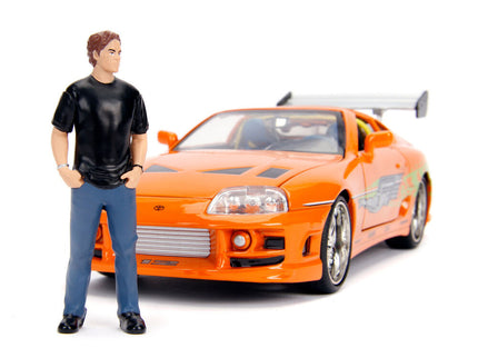 Blister figura Brian + Coche Toyota Supra Fast & Furious