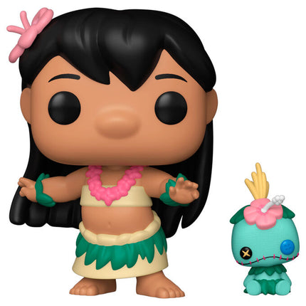 Lilo & Stitch Figura POP! Vinyl Hula Lilo with Scrump 9 cm