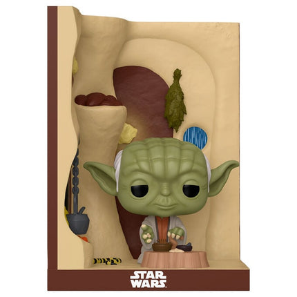Star Wars Figura POP! Nooks Vinyl Yoda's Hutt 9 cm