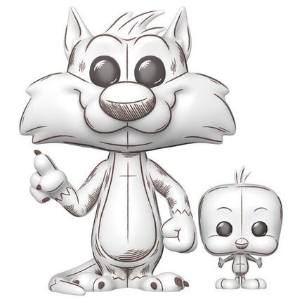Looney Tunes POP!&Buddy Animation Vinyl Figura Sylvester&Tweety 9 cm