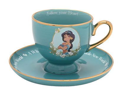 Taza te y platillo Jasmine Princesas Disney