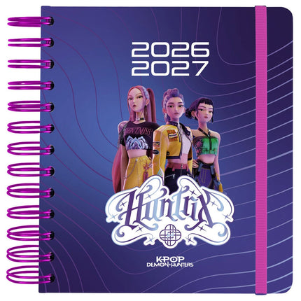 Las guerreras K-pop Agenda Escolar Agenda diaria 2026/2027 A5