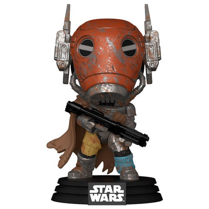 Star Wars: The Mandalorian and Grogu Figura POP! Vinyl Cabezón Mercenary Guard Droid 9 cm