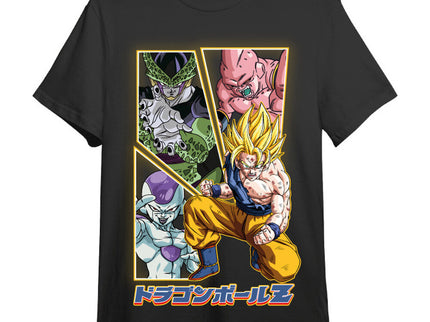 Dragon Ball Z Camiseta Villains & Goku Negro Talla M